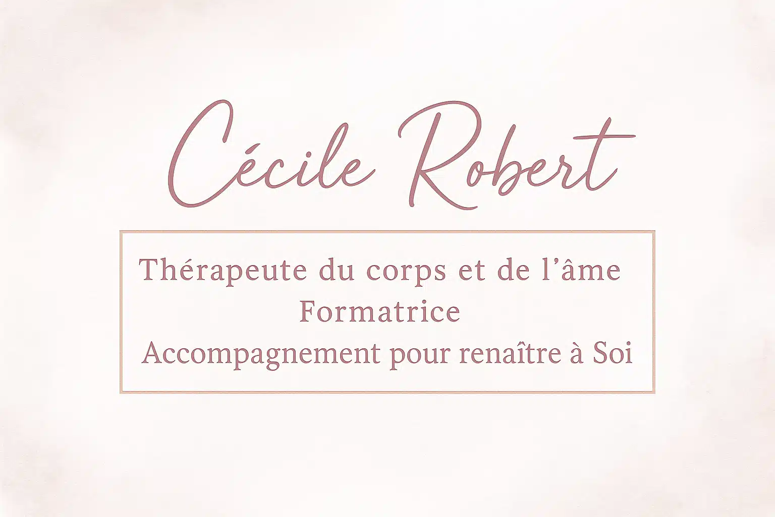 Portrait de Cécile Robert – Un Pas Vers Soi